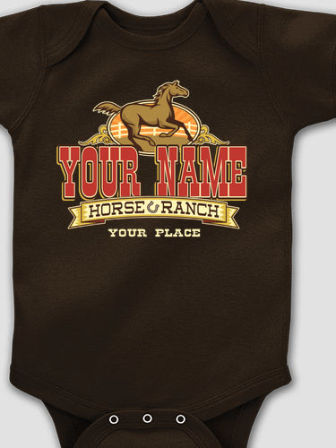 Horse Ranch : Printed Baby Bodysuits
