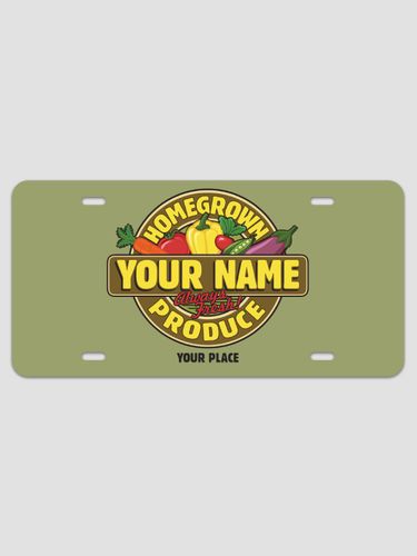 Homegrown Produce : License Plates