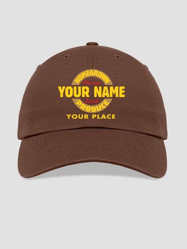 Homegrown Produce : Embroidered Baseball Hats