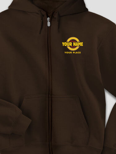 Homegrown Produce : Embroidered Zip Hoodies