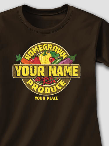 Homegrown Produce : Adult Ladies Fitted T-Shirt