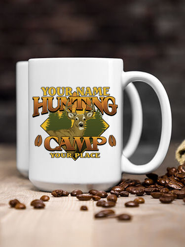 Deer Hunting Camp : Ceramic Coffee Mugs