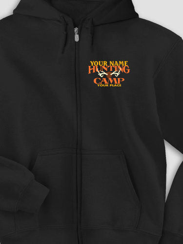 Deer Hunting Camp : Embroidered Zip Hoodies