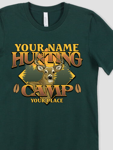 Deer Hunting Camp : Premium Printed T-Shirts