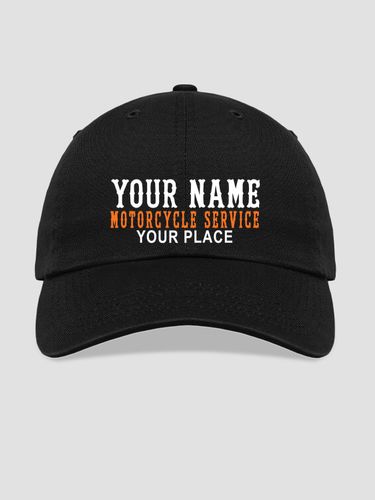 Motorcycle Service BP : Embroidered Baseball Hats
