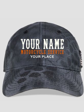 Motorcycle Service BP : Embroidered Kryptek Tactical Camo Hats