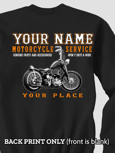 Motorcycle Service BP : Printed Sweatshirts