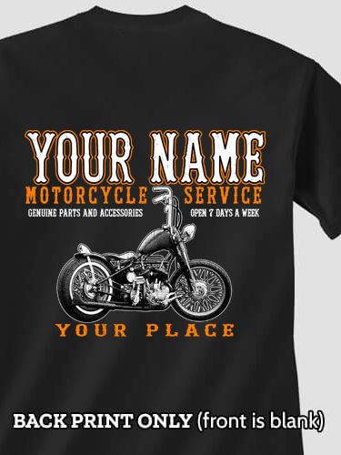 Motorcycle Service BP : Printed T-Shirts