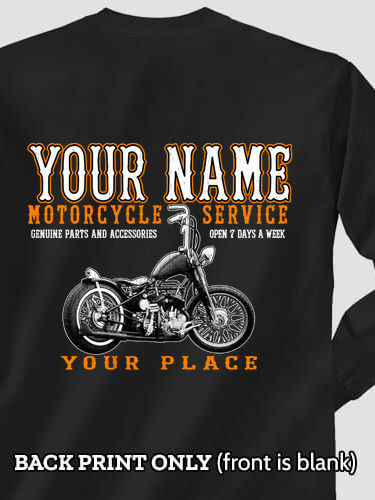 Motorcycle Service BP : Printed Long Sleeves