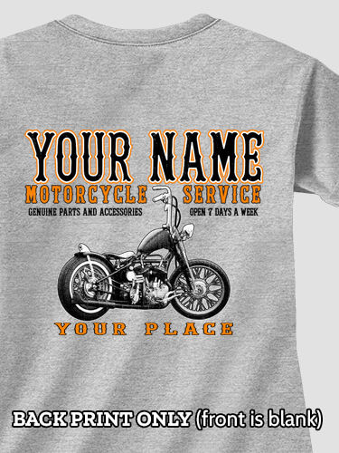 Motorcycle Service BP : Printed T-Shirts