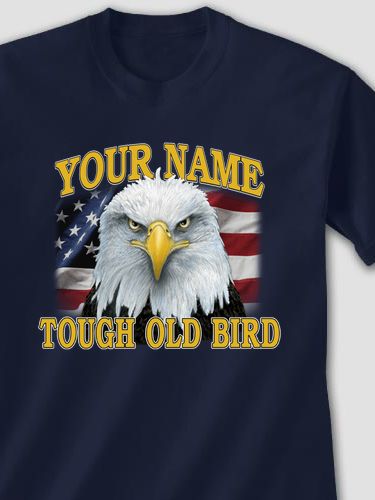 Patriotic Tough Old Bird : Printed T-Shirts