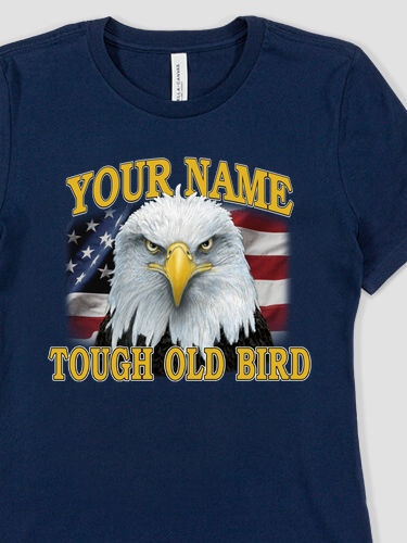 Patriotic Tough Old Bird : Premium Ladies T-Shirts
