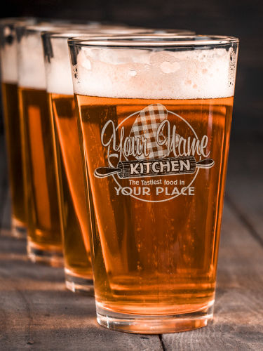 Kitchen : Pint Glasses - Engraved