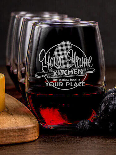 Kitchen : Cheese Board Wine Glass Gift Sets - Engraved