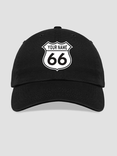 Route 66 : Embroidered Baseball Hats