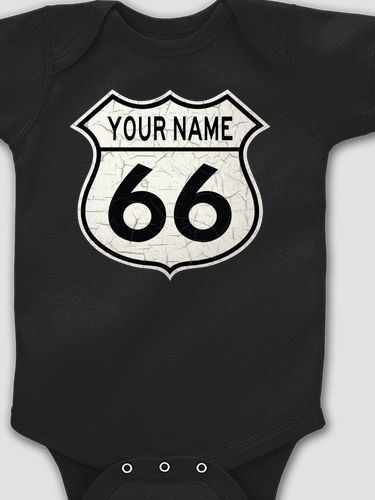 Route 66 : Printed Baby Bodysuits