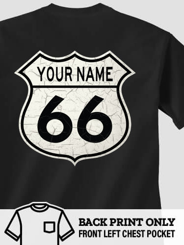 Route 66 : Printed Pocket T-Shirts