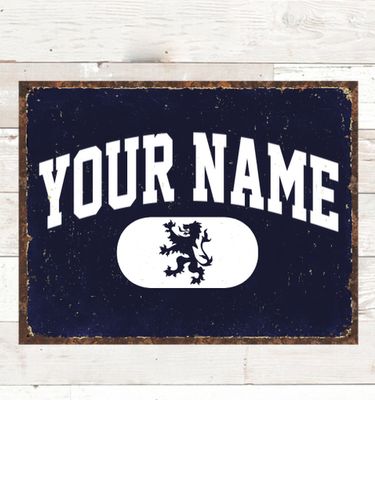 Scottish Varsity : Tin Signs