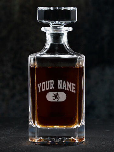 Scottish Varsity : Whiskey Decanter - Engraved