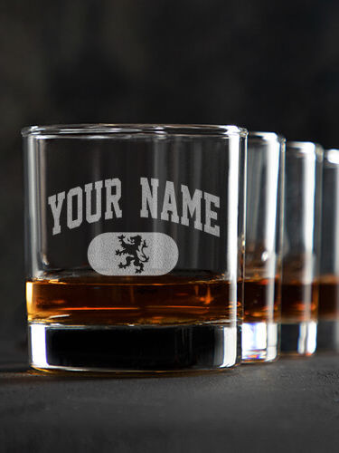 Scottish Varsity : Rocks Glasses - Engraved