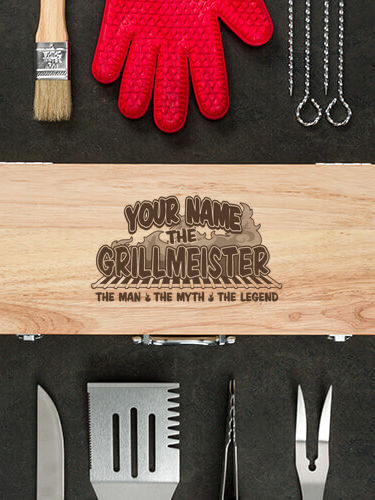 Grillmeister : 10 Piece BBQ Set