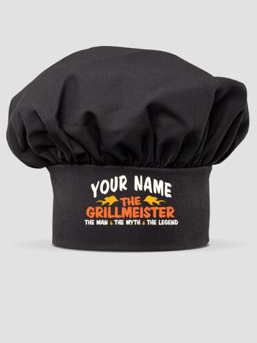 Grillmeister : Embroidered Chef Hat