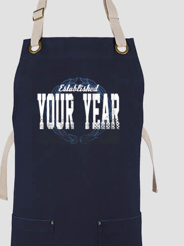 Established : Printed Canvas Work Aprons