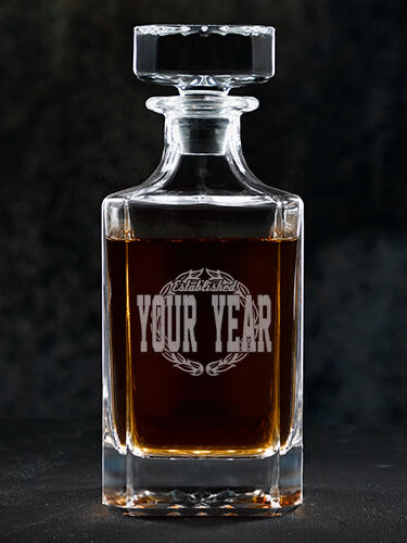 Established : Whiskey Decanter - Engraved