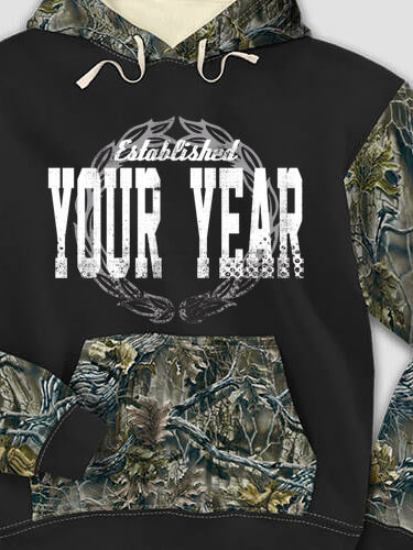 Established : Printed 2-Tone Camo Hoodies