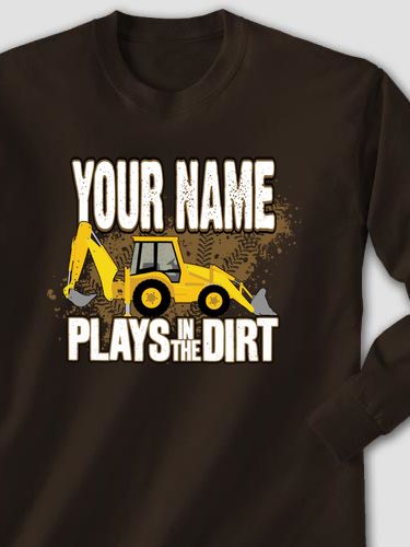 Dirt Shirt - Backhoe : Printed Long Sleeves