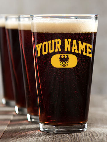German Varsity : Pint Glasses - Color Printed