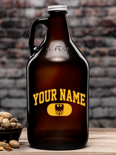 German Varsity : Beer Growlers - Color Printed