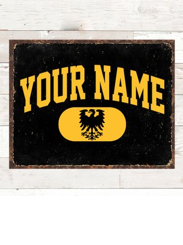 German Varsity : Tin Signs