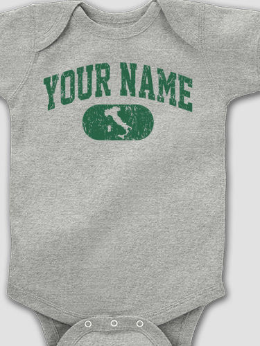 Italian Varsity : Printed Baby Bodysuits