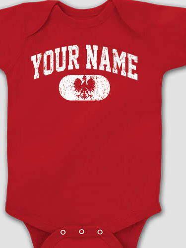 Polish Varsity : Printed Baby Bodysuits