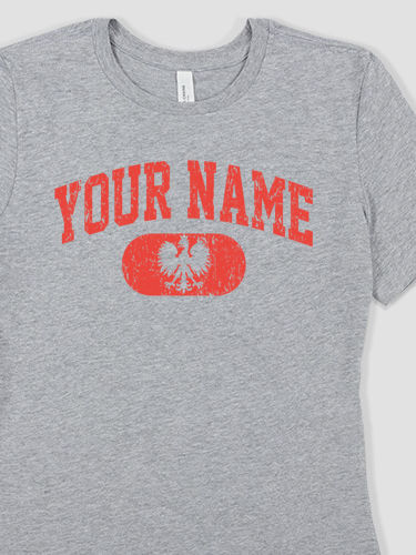 Polish Varsity : Premium Ladies T-Shirts