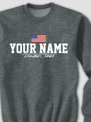 American Flag : Printed Sweatshirts
