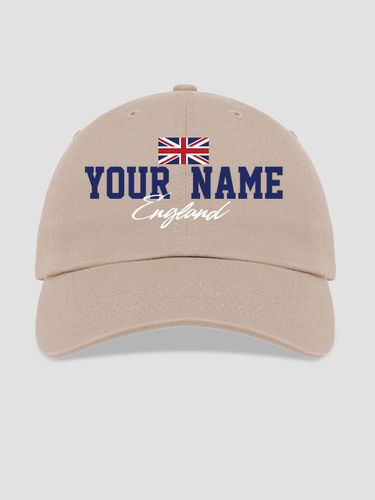 British Flag : Embroidered Baseball Hats