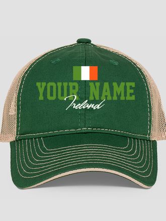 Irish Flag : Embroidered Trucker Hats