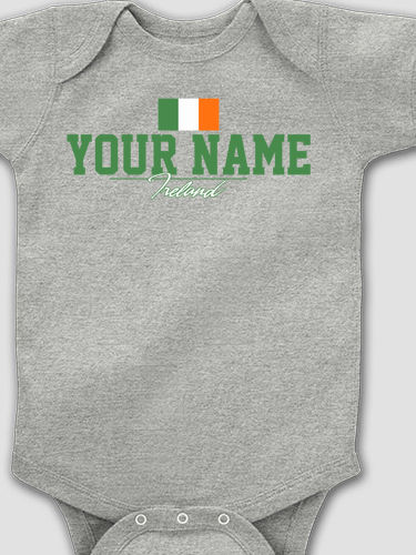 Irish Flag : Printed Baby Bodysuits