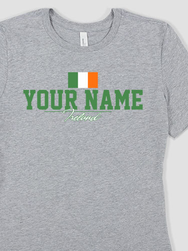 Irish Flag : Premium Ladies T-Shirts