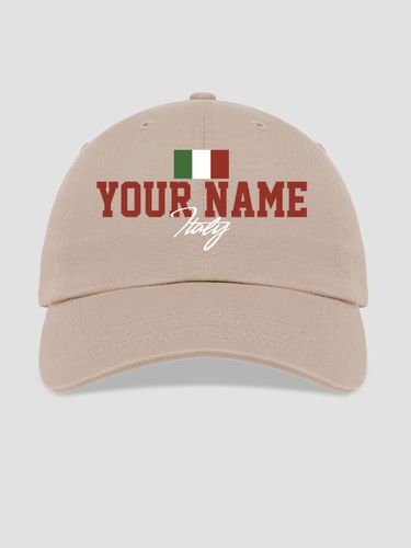 Italian Flag : Embroidered Baseball Hats