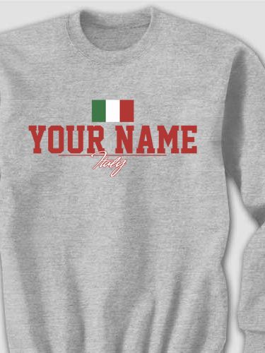 Italian Flag : Printed Sweatshirts
