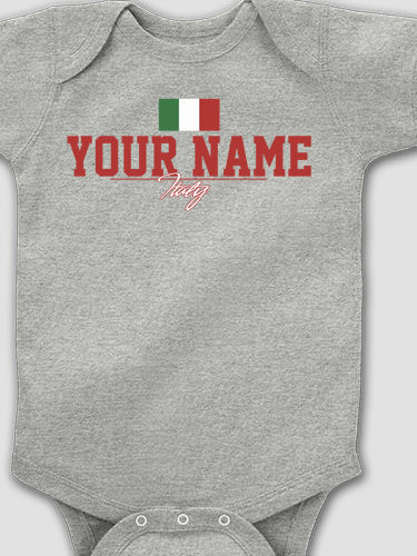 Italian Flag : Printed Baby Bodysuits