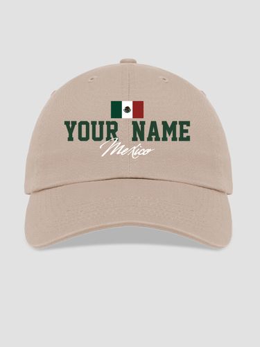 Mexican Flag : Embroidered Baseball Hats