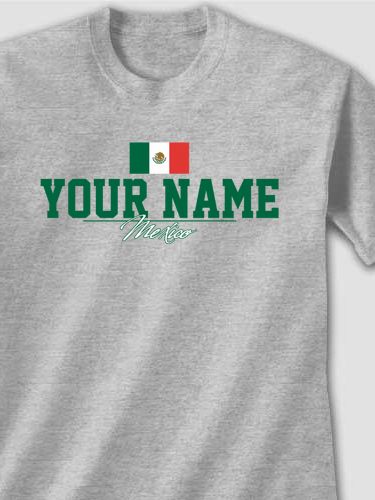 Mexican Flag : Printed T-Shirts