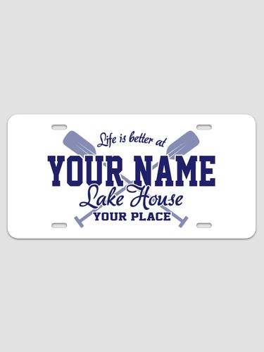 Lake House : License Plates