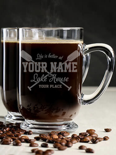Lake House : Coffee Mugs - Engraved