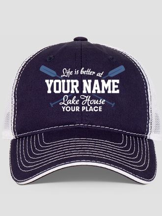 Lake House : Embroidered Trucker Hats