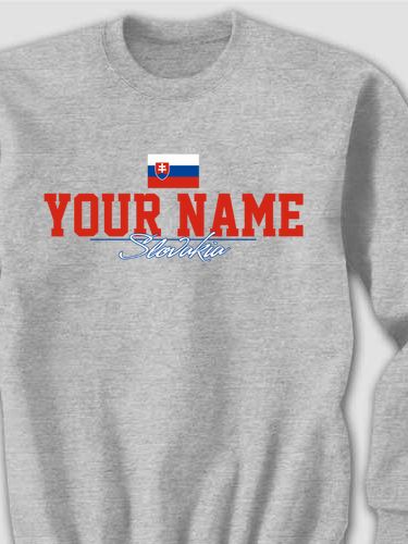Slovakian Flag : Printed Sweatshirts